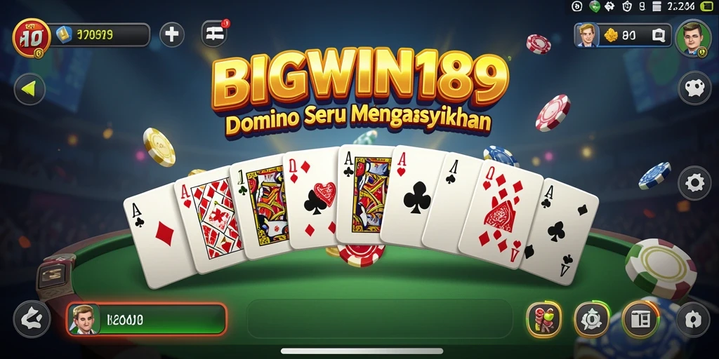 Screenshot gameplay domino yang menarik dan seru.