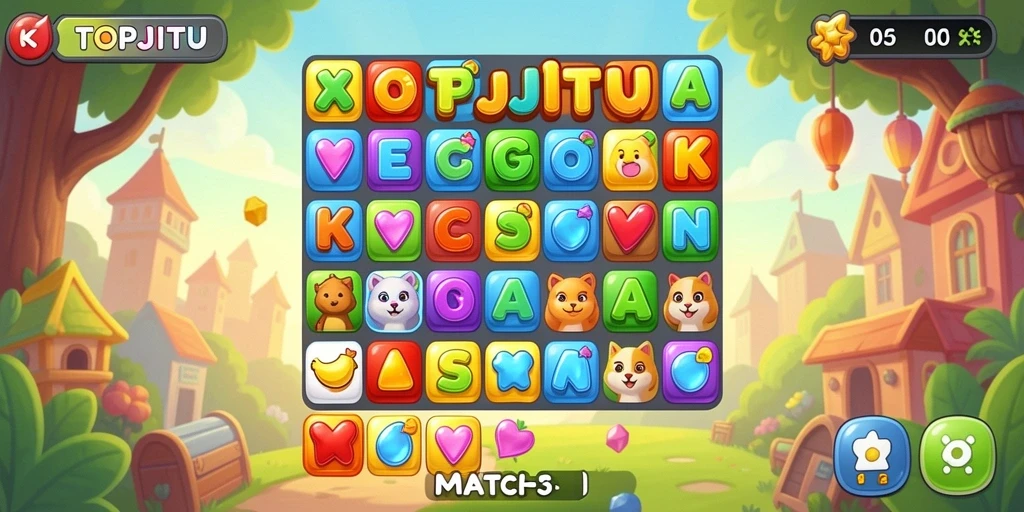 Gameplay seru yang penuh warna di TOPJITU.