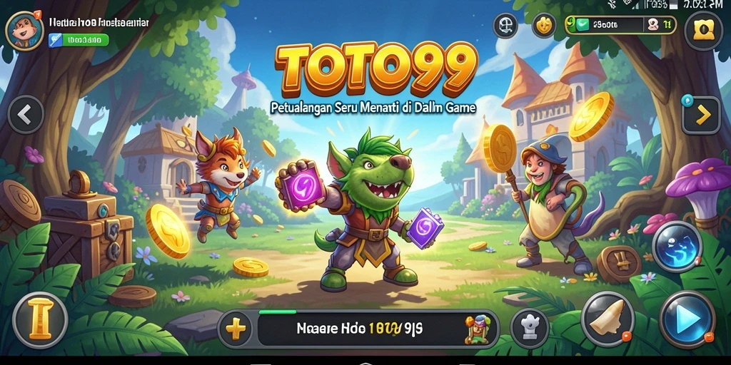 Tampilan gameplay seru dari TOTO99 saat menjelajahi dunia petualangan.