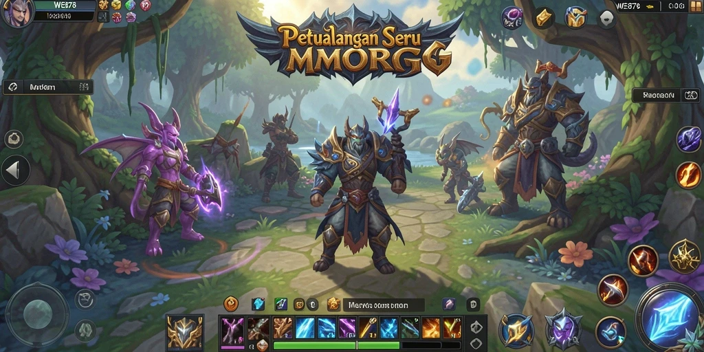 Tampilan menarik dengan aksi seru dalam gameplay MMORPG.